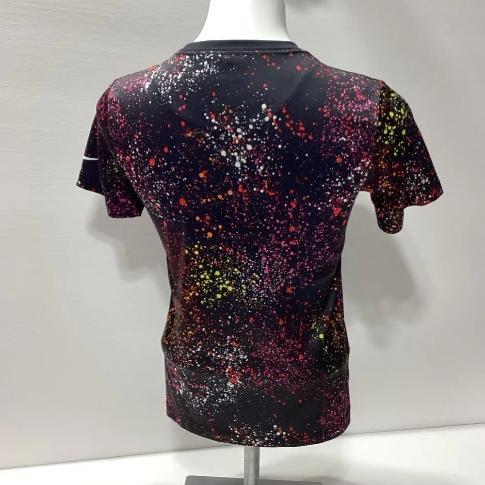 Nike Sports Shirt Medium Youth Ages 10-12 Nike Running Shirt Black  speckled